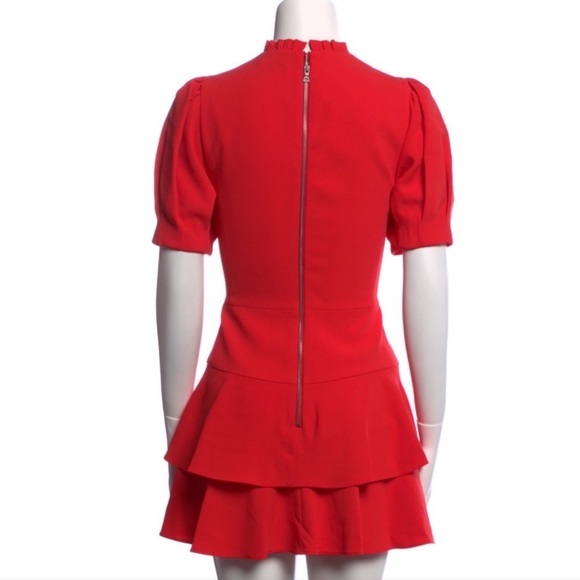 Alice + Olivia Red Romper Dress - Picture 2 of 4